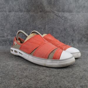 Columbia Shoes Womens 8 Flats Slip On Vulc N Vent Casual Sneaker Canvas Mesh